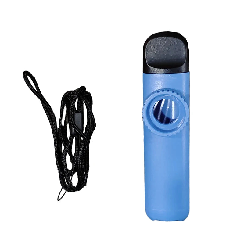 Musical Lovers Kazoo Adults Kids Professional Reusable Guitar Ukulele Qme Blue