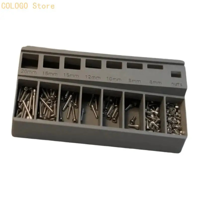 Efficient 3D Printed Screw Sorting Tray Precise Organization Multiple Qme