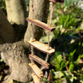 Miniature Fairy Garden Decor Wooden Bridge Rope Ladder Home Courtyard Qme Default Title