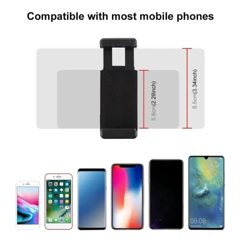 1 Monitor Flexible Tripod Adapter Phone Mount Camera Shoe Mobile Clip Qme