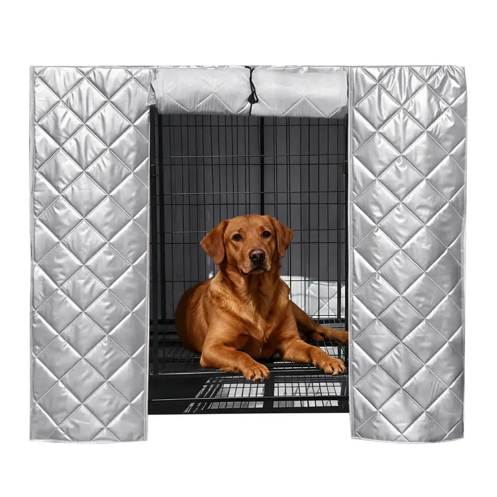 Crate Cover Protective Waterproof Pet Supplies With Breathable Roll-Up Side Window Cage Covers For Dog Crates For Indoor Outdoor Qme 100x60x70cm China Mainland