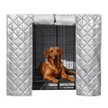 Crate Cover Protective Waterproof Pet Supplies With Breathable Roll-Up Side Window Cage Covers For Dog Crates For Indoor Outdoor Qme 100x60x70cm China Mainland