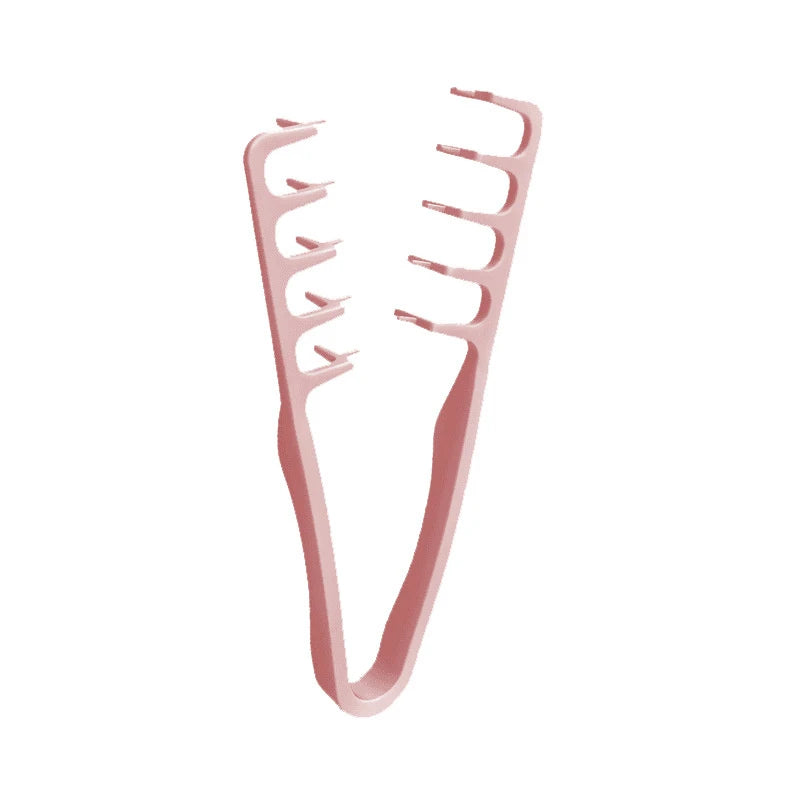 Wide-tooth Hair Styling Comb Seam Bangs Combs Root Fluffy Qme Pink