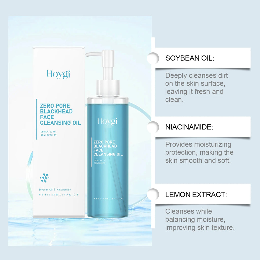 Makeup Remover Oil Purifying Pores Gentle Soothing for Face Eyes Lips Non-Tightening Refreshing Moisturizing Facial Cleanser Oil Qme