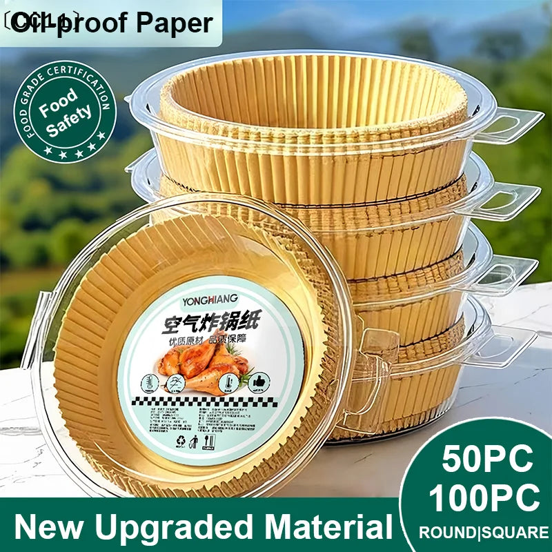 Temperature Resistant Paper Trays Air Fryers Oil Absorbing Food Grade Qme