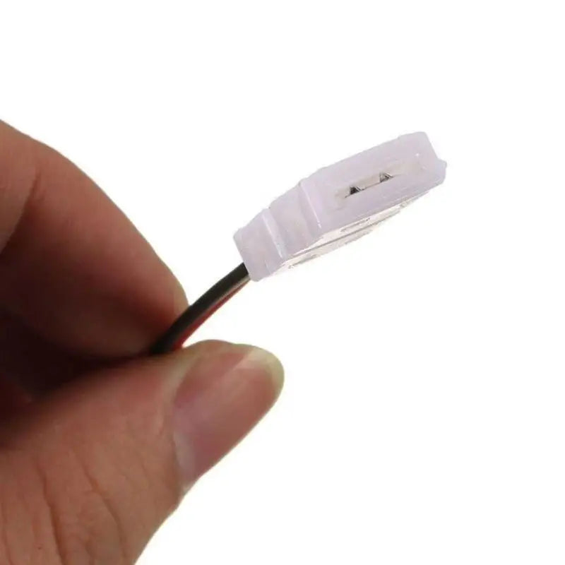 2-pin LED Strip Connector LED3528 5050 Solder Single Head Headlight Qme