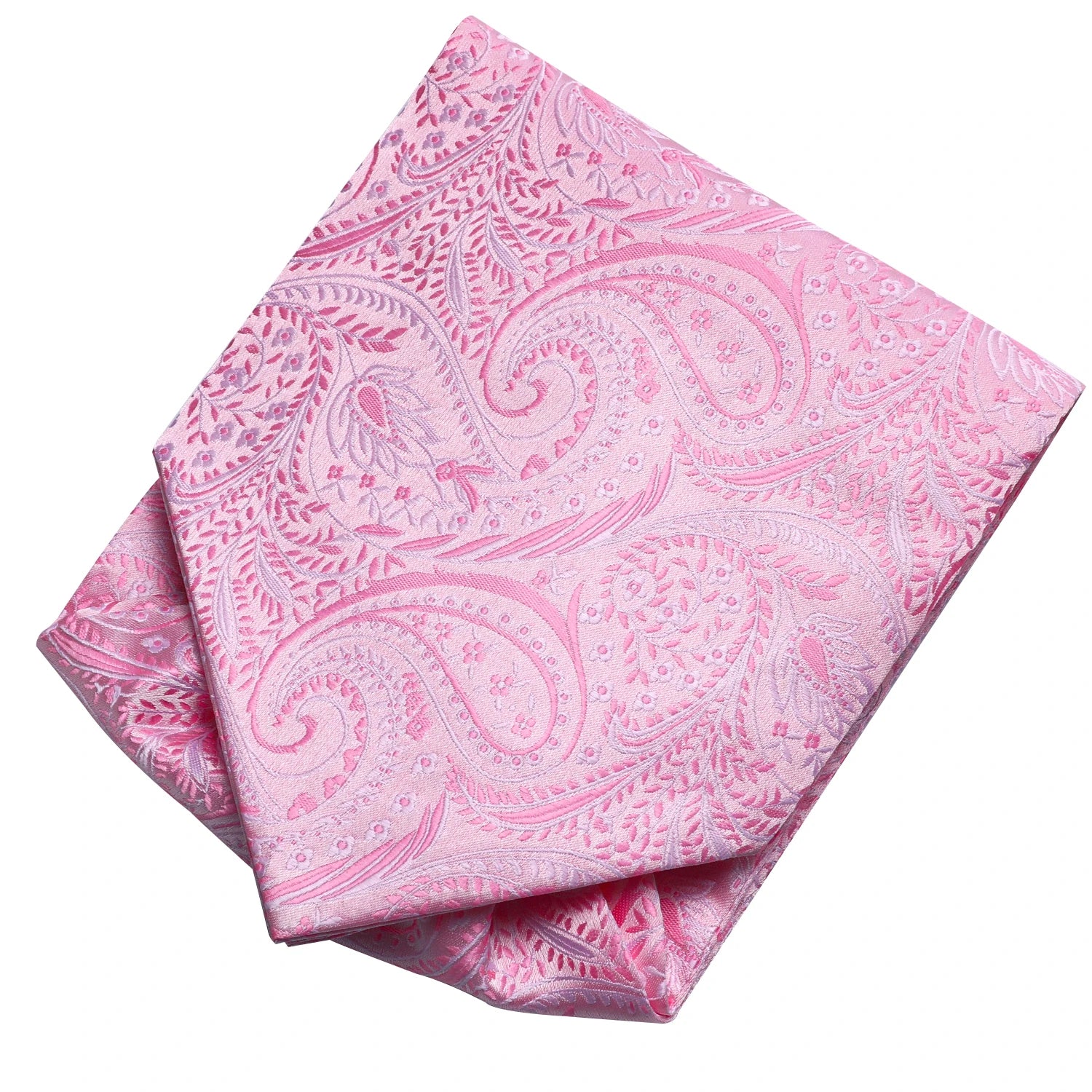 Hi-tie Mens Ascot Pocket Square Cufflinks Jacquard Paisley Floral Qme