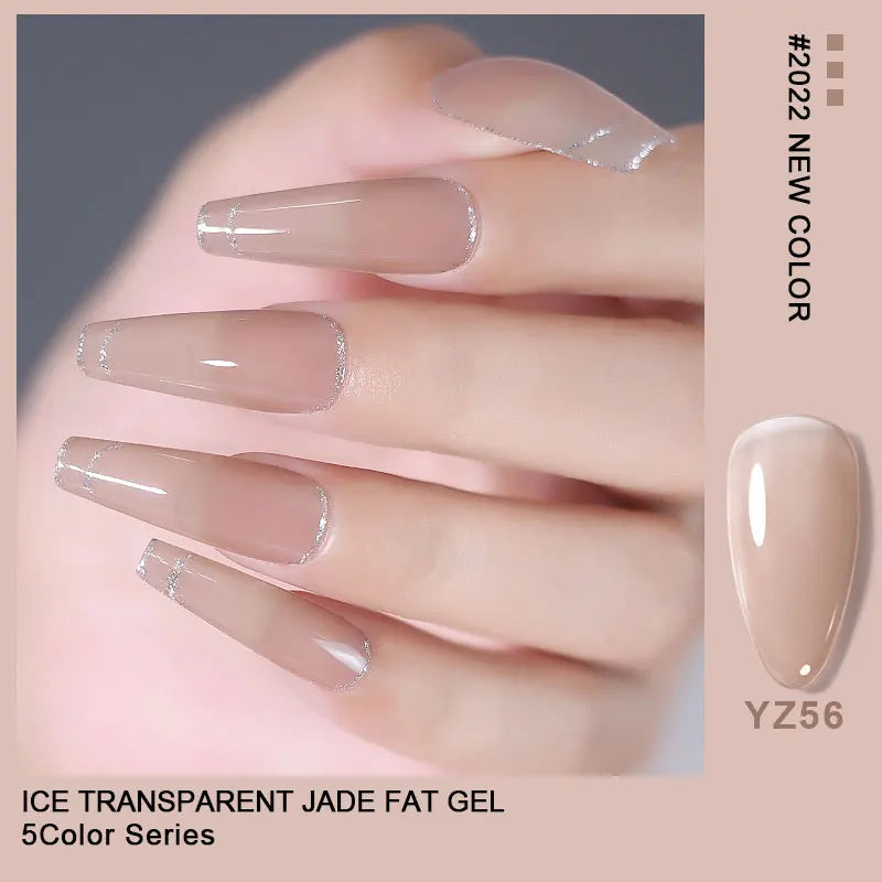 Arte Clavo Jelly Gel Polish Translucent Manicuring UV Nail Semi Qme