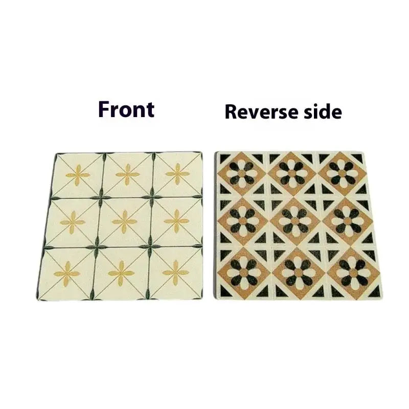 Miniature Square Wooden Floor Model 1 12 Scale Dollhouse Bathroom Qme A2