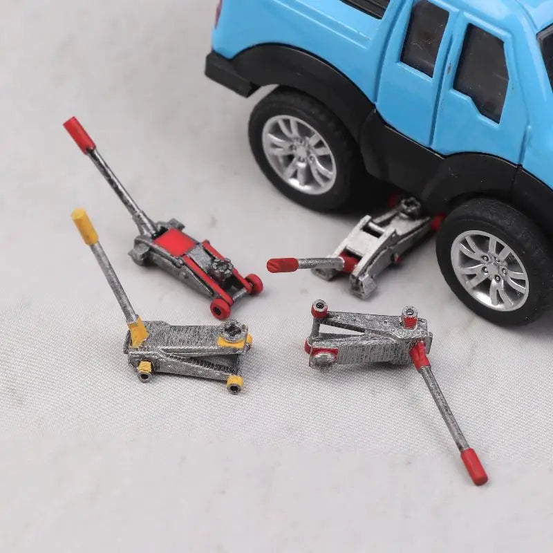 1 64 Scale Car Lifting Jack Model Modification Garage Repair Qme