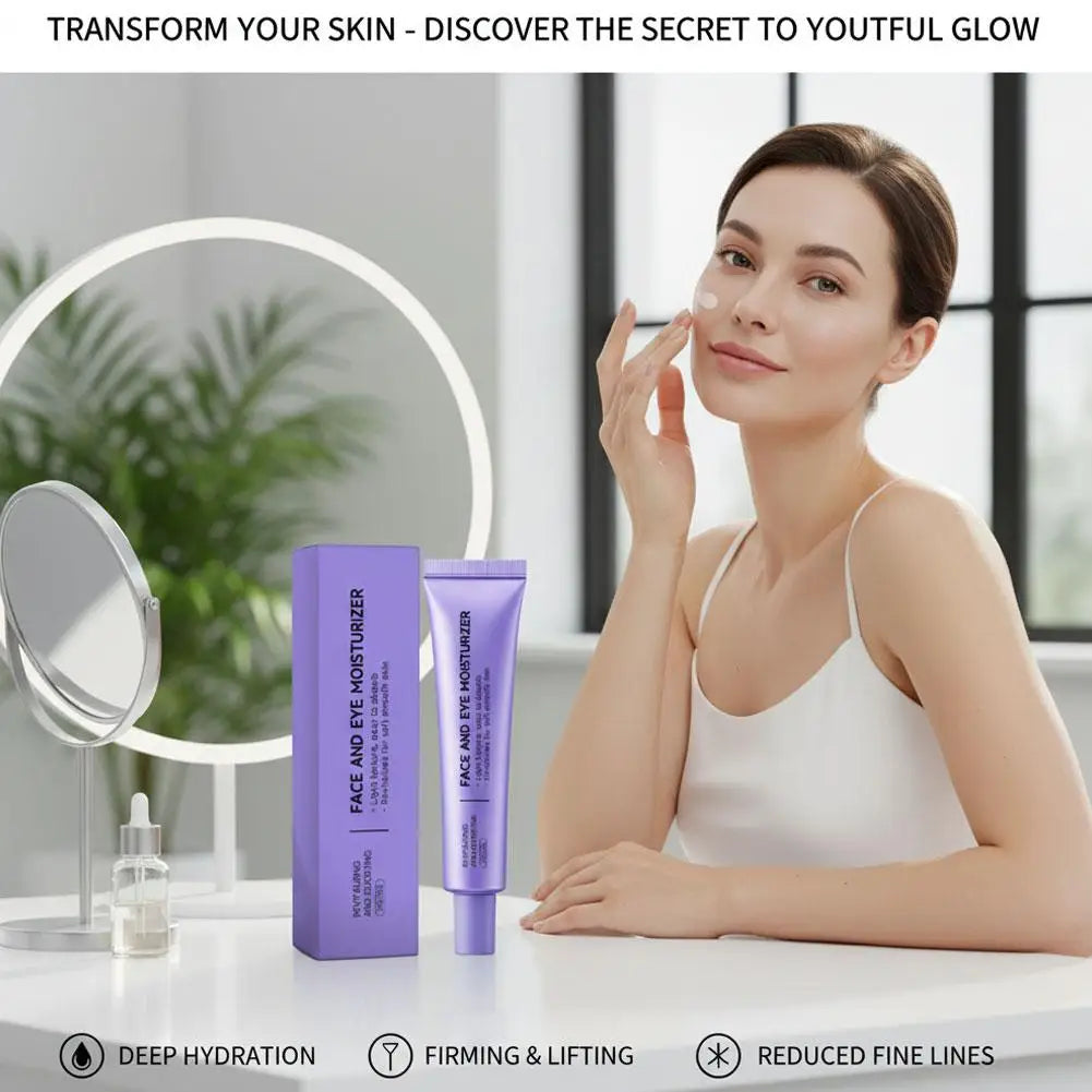 Moisturizing Brightening Face Lotion Eye Face Moisturizer For Women Face Eye Cream For Dry Oily Mature Sensitive Home Men Women Qme