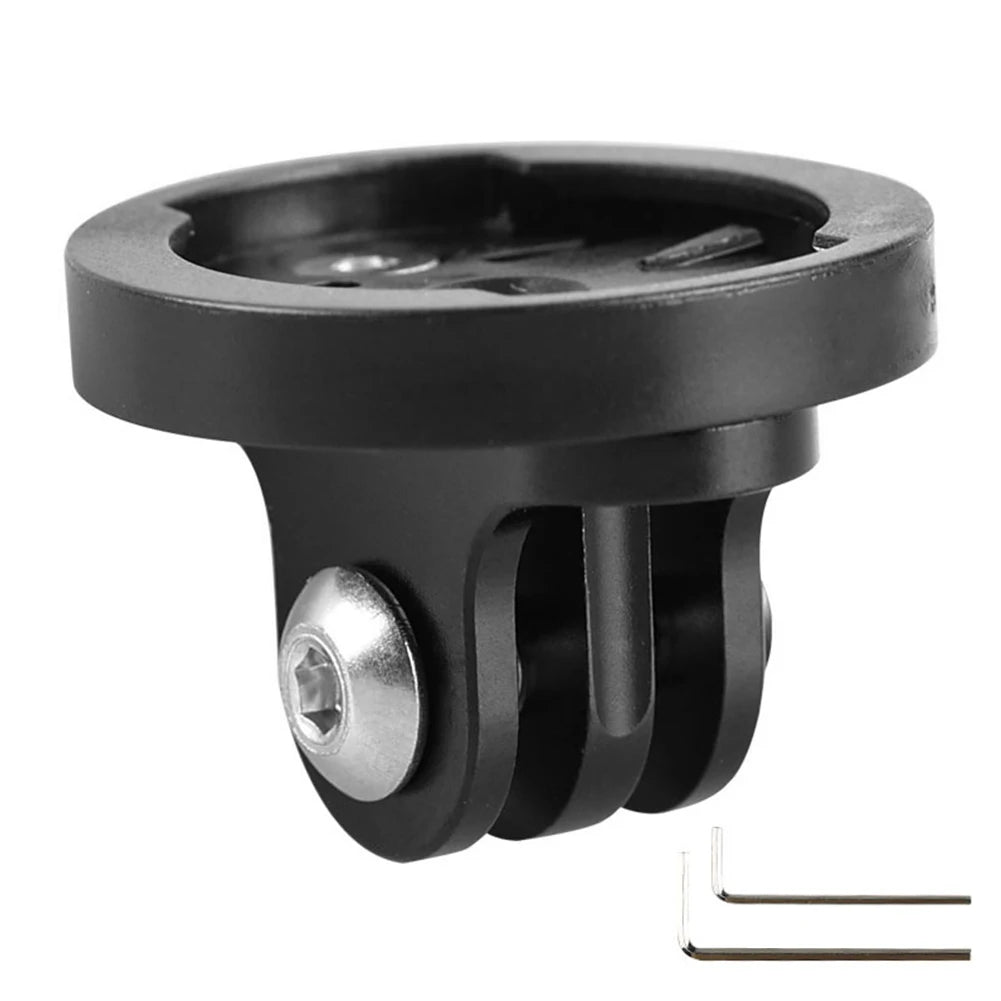 Bike Camera Mount Holder Bracket Adapter Cycling Front Light Bracket Camera Stand Bike Computer Holder Adapter for Garmin Gopro Qme Concave