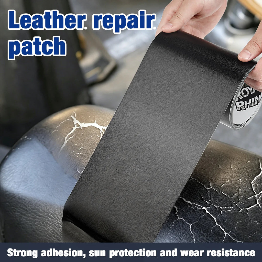 DIY Leather Repair Tape Self Adhesive Patch Car/Motorcycle Seat Sofa Repair Sticker Electromobile Seat Renovate Repair Tape Roll Qme