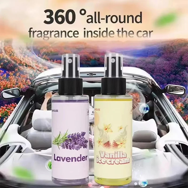 Alcohol-free Car Deodorant Spray Cocoa Strawberry Vanilla Cake Fresh Qme