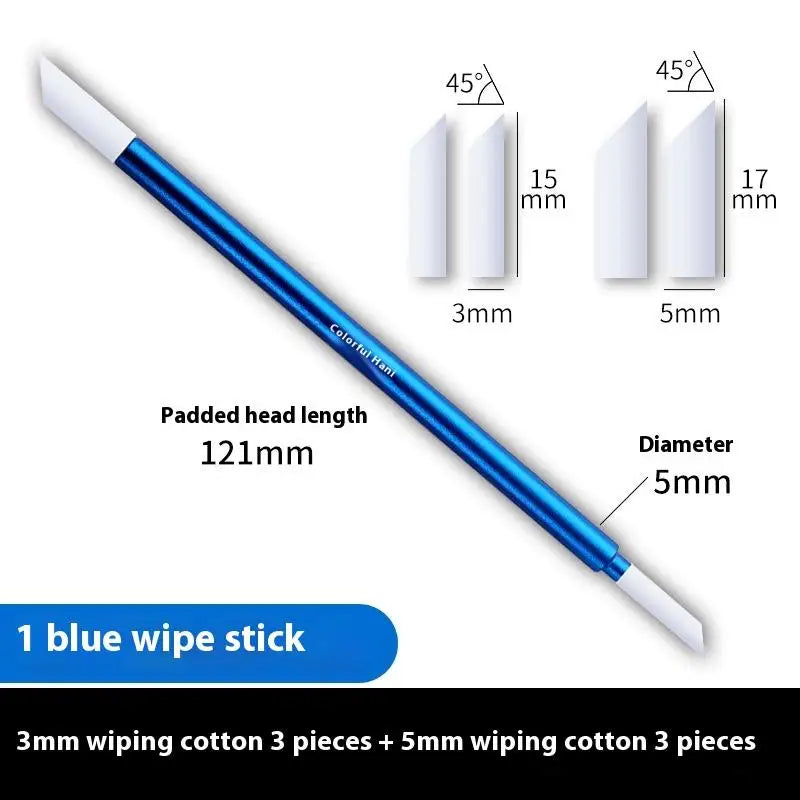 Alloy Panel Line Eraser Wipe Stick Model Wipping Cleaning Tools for Assembly Model Building Tools DIY Accessories Qme blue pen 6pcs head