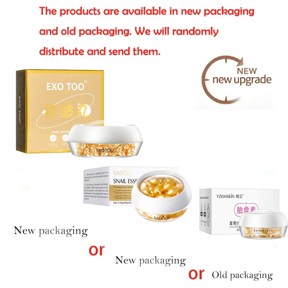 Hyaluronic Acid Capsules Serum Hydrating Repair Moisturizing Essence Qme