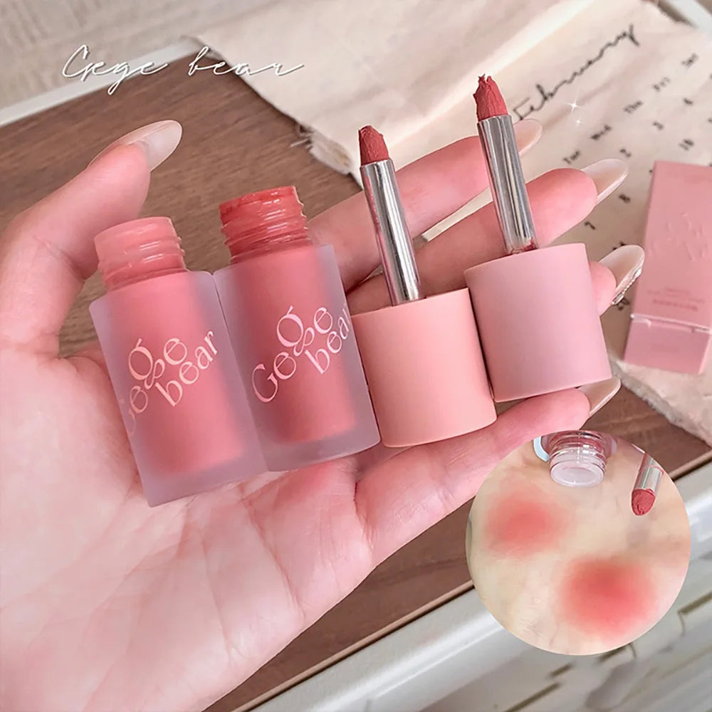Gege Bear Smooth Multi-purpose Cream Expansion Blush Not Easy Fade Qme