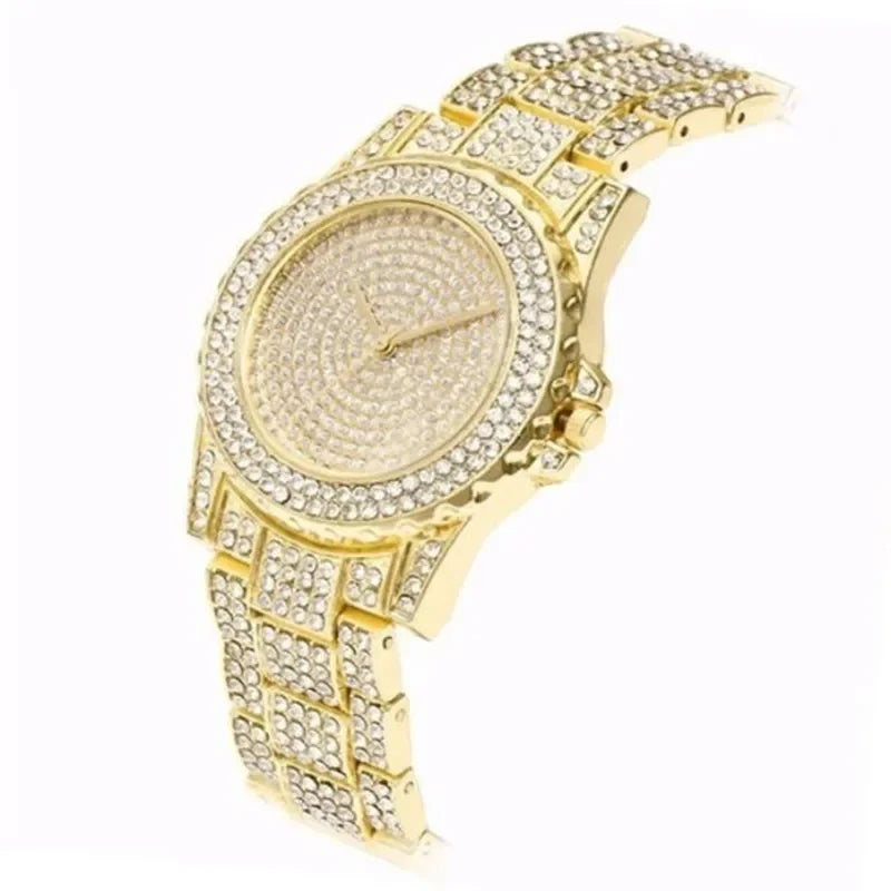 Fashion Crystal Full Steel Women Watches Ladies Wristwatch Quartz Woman Qme