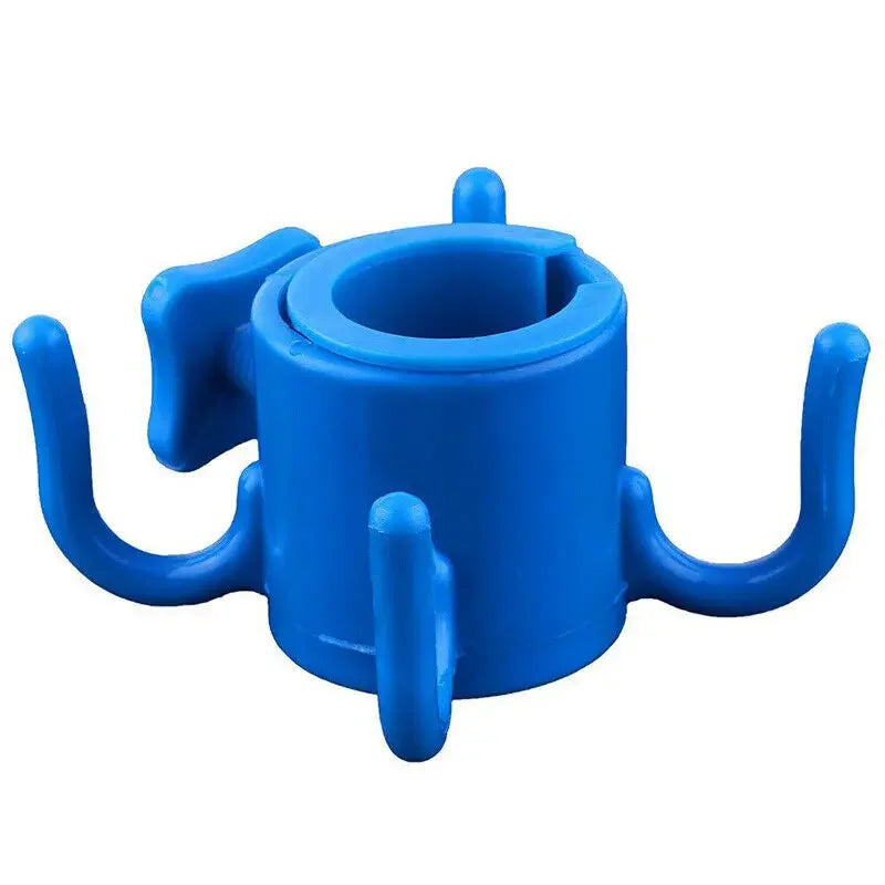Beach Umbrella Hook Hanging Camping Trip Four Corner Beach Umbrella Hook Clasp for Towels Bags Hats Tent Accessories Tent Hook Qme Blue