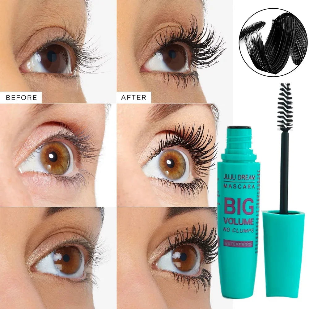 4D Curling Mascara Lengthening Waterproof Sweatproof Long-lasting Qme