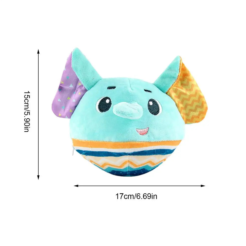 Interactive Music Plush Crawling Learning Sensory Bouncy Ball Musical Sensory Toys For Boy Girl Kids Talking Communication Qme B China Mainland