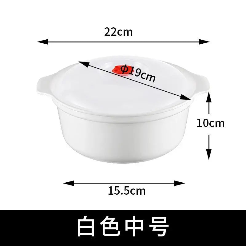 Kitchen Tool Microwave Oven Special Box Heated Soup Pot Rice Steamed Qme M