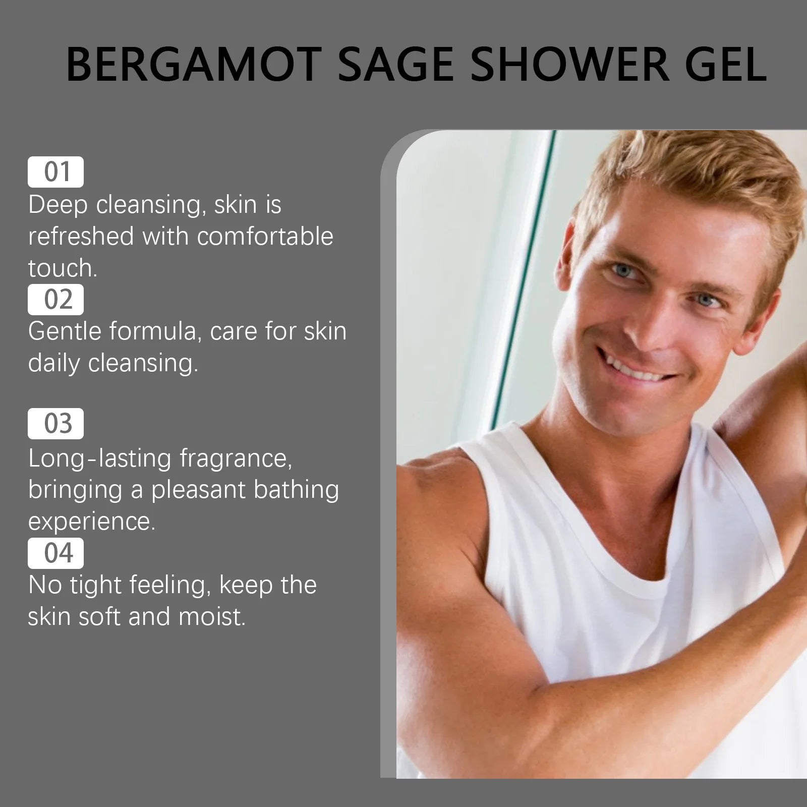 Fragrance Shower Gel Gift Set Deep Cleansing Shower Gel Moisturizing Refreshing Scent Long Lasting Fragrance Oil Control Qme