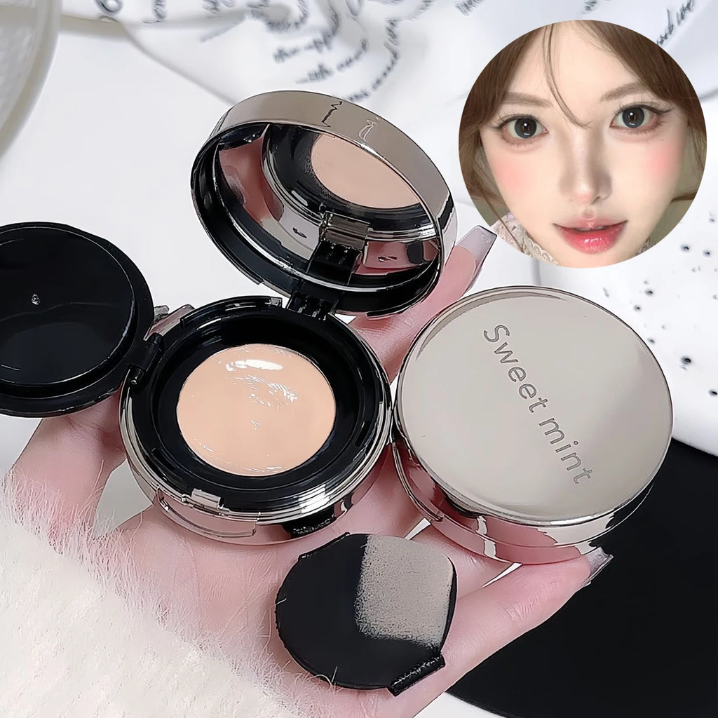 Matte Face Foundation Cream Natural Beige Full Coverage Waterproof Brightening Cover Dark Circle Concealer Makeup Cosmetics Qme