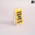 Acrylic Desk Decoration Leave Me Alone I'm Busy Humorous Office Qme A1