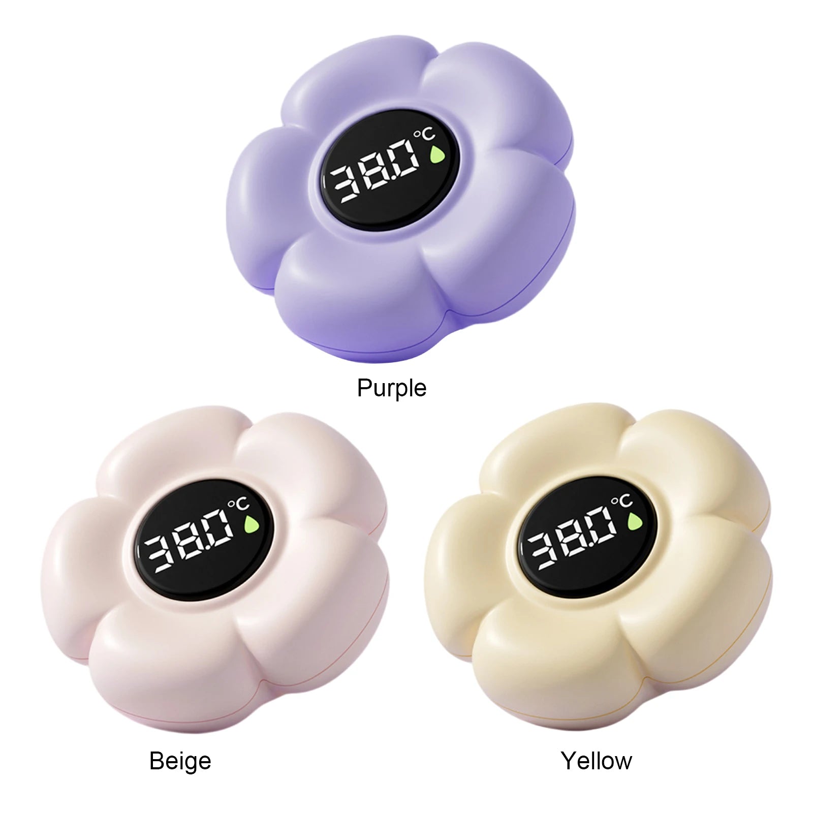 Baby Bath Thermometer with LED Display & Color Alerts Digital Water Temperature Thermometer for Newborns & Toddlers Qme
