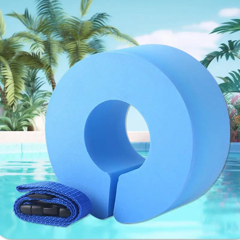 EVA Foam Swimming Float Ring Water Aerobics Aquatic Cuffs Ankle Arm Qme Blue
