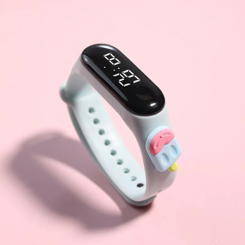Kids Watch Watch Reloj Smart Watch LED Children Watches Bracelet Cartoon Digital Ladies Watch for Girls Waterproof Clock Gift Qme J