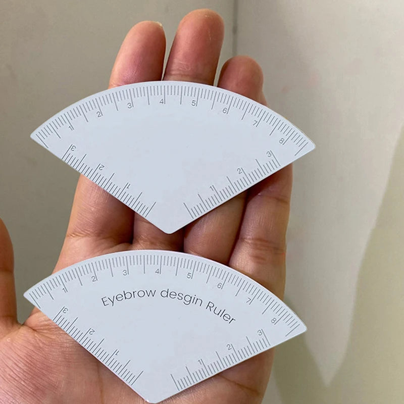 Reusable Fast Drawing Eyebrow Design Ruler Microblading Mapping Tool Qme