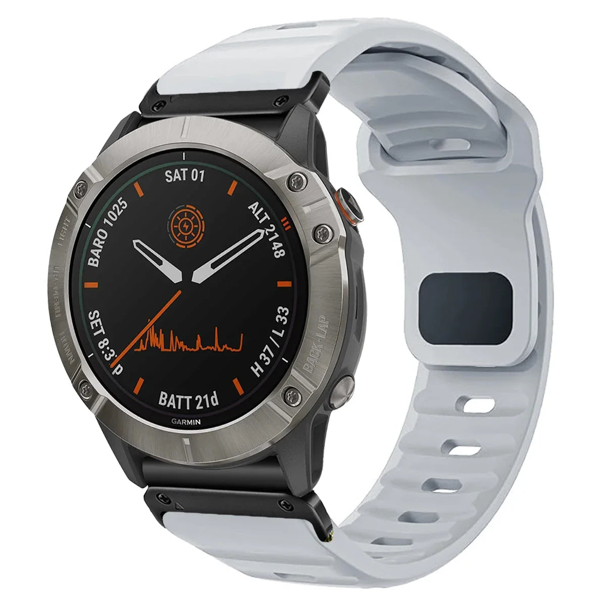 22mm 26mm QuickFit Silicone strap For Garmin Fenix 8 E 7 7X 6X Pro 5XPlus Epix Pro Gen 2 47mm 51mm/Enduro 3 No Gaps Watchband Qme HB 22mm