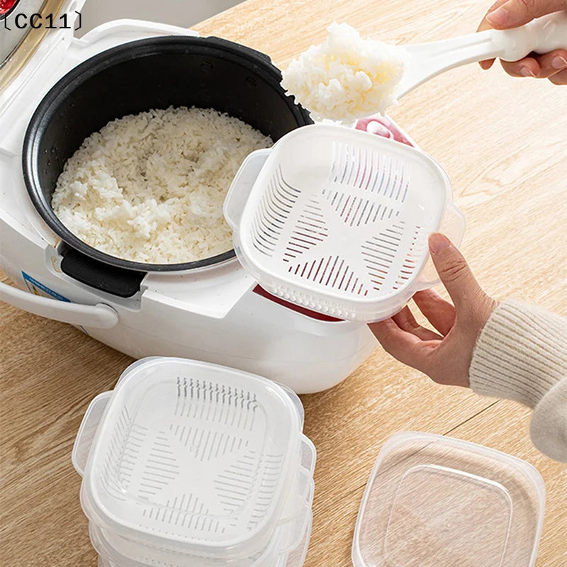 Rice Sub Packaging Fresh-keeping Box Frozen Heated Microwave Oven Qme