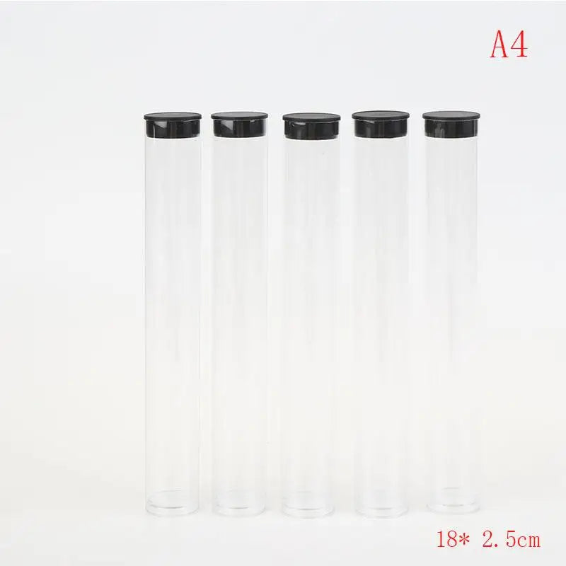 Clear Travel Toothbrush Case Storage Tubes Lids Portable Holder Qme A4