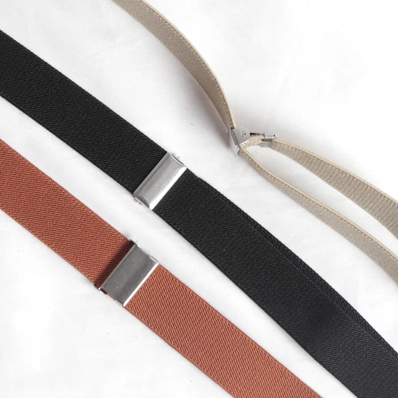 Vintage Suspenders Men Women Adult Button End Y Back Adjustable Qme