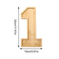 Numbers Party Food Reusable Fruit Display Platter Charcuterie Tray Qme A China Mainland