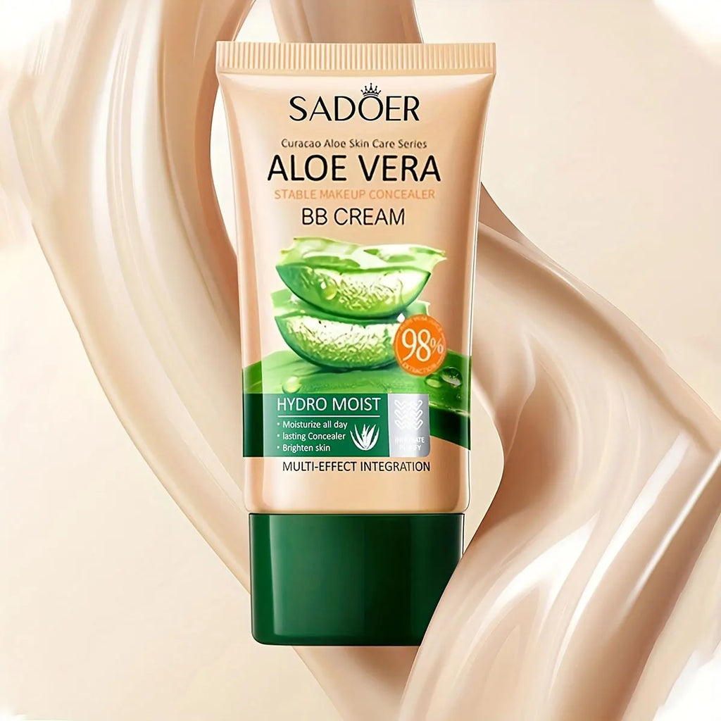 Aloe Concealer BB Cream Natural Moisturizing Liquid Foundation Qme