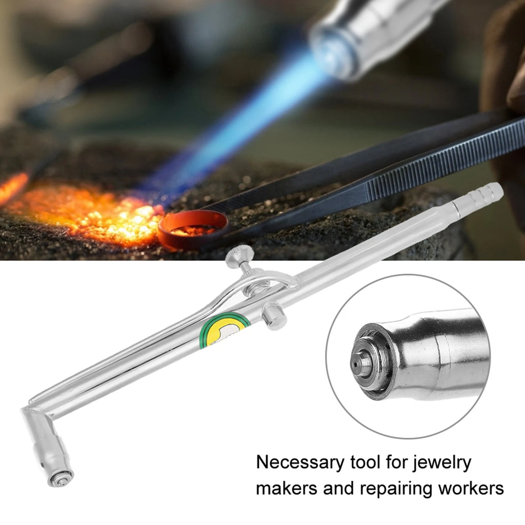 Jewelry Welding Torch Practical Jewelry Making Equipment Copper Welding Torch Soldering Tool Flame Gun Qme