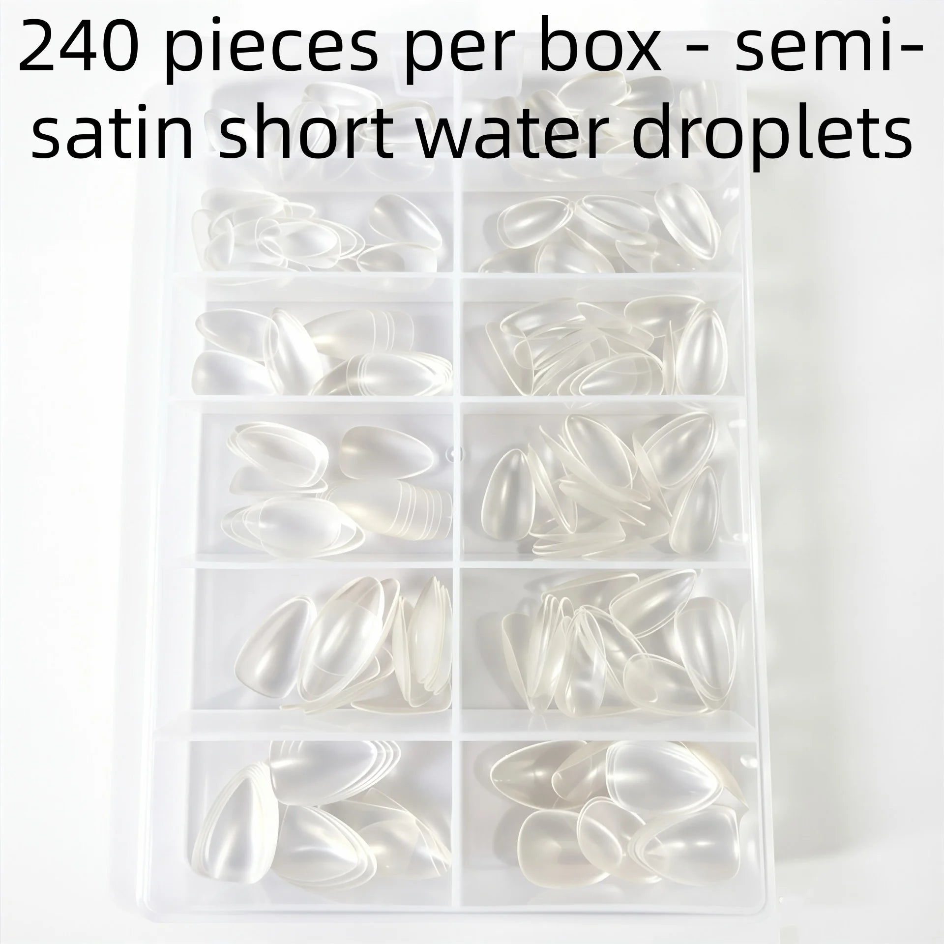 French White Short Toenail Tips Natural Seamless Press On Fake Toe Nails Full Cover Short Square False Toenails for Pedicure Qme 240pcs Short