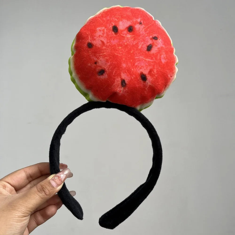 Fashion Kawaii Simulated Food Hair Hoop Korean Headwear Fruits