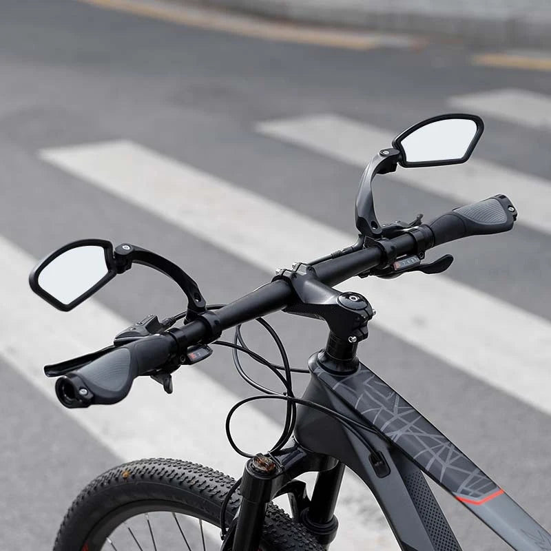 HD Lens Bicycle Rearview Mirror 360 Rotatable Mountain Bike Widened Qme