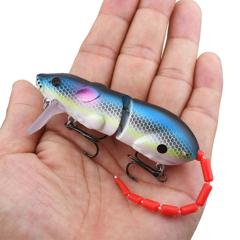 Mouse Lure Artificial Plastic Fishing Swimbait Rat Pike Bass Minnow Qme