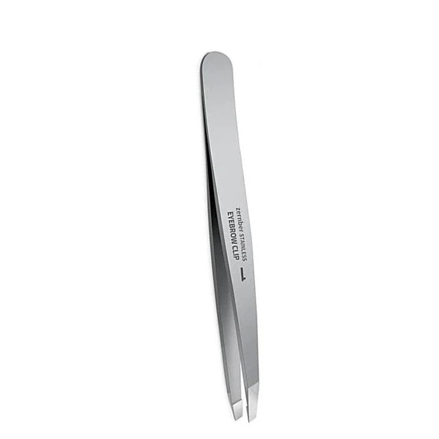 Eyebrow Tweezer Stainless Steel Slanted Eye Brow Clips Hair Removal Qme 1PCS CN