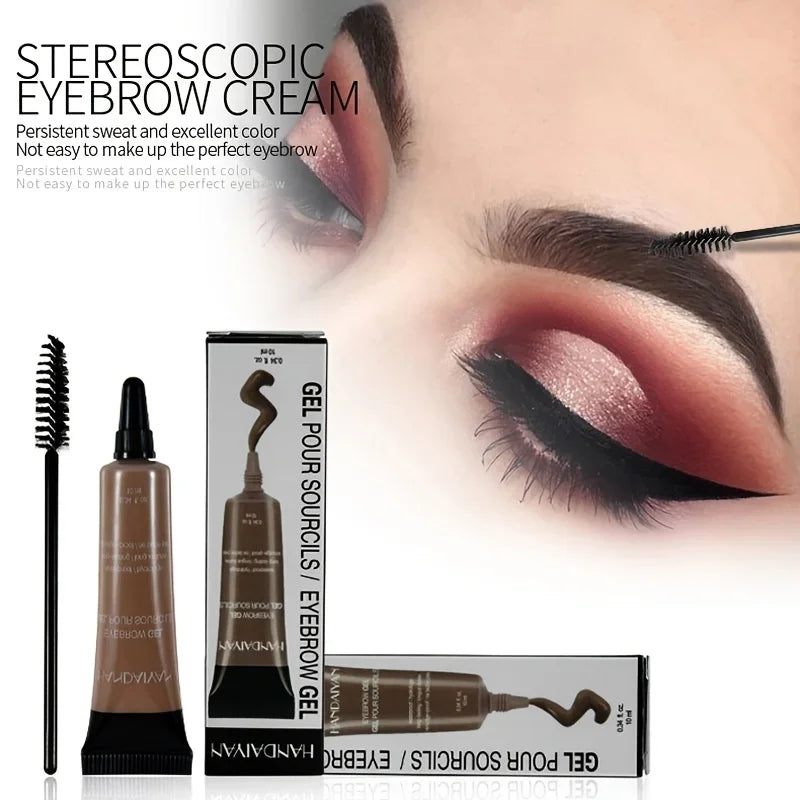 6- Eyebrow Gel Waterproof Smudge Proof Styling Liquid Rendering Dye Qme