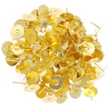 50PCS/set Butterfly Clutch Tie Tacks Pin Back Replacement Blank Pins Gold. Qme 50pcs