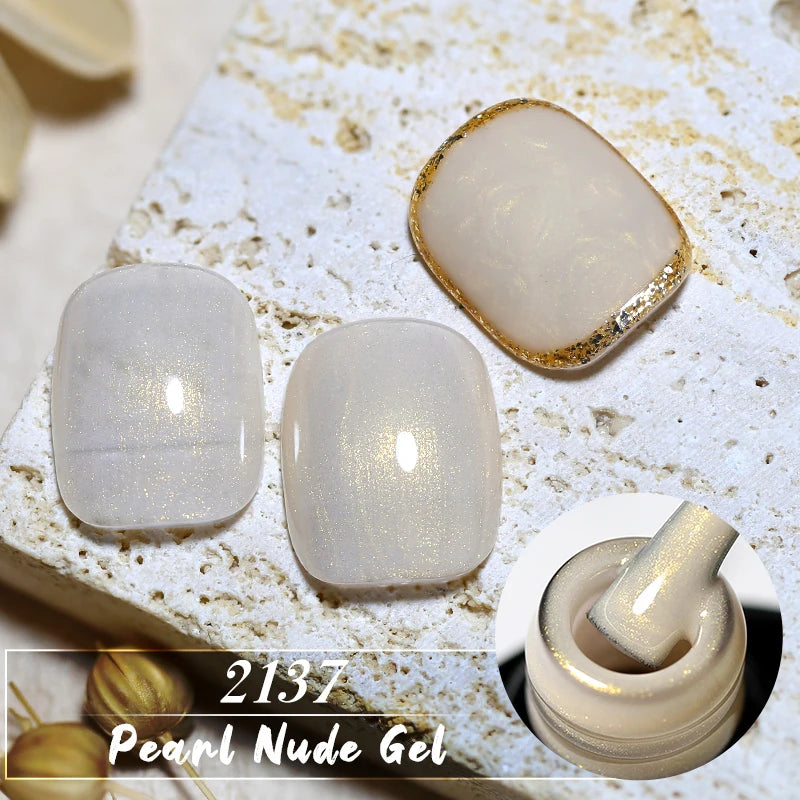 Arte Clavo Nails Gel Pearl Effect UV LED Nail Polish Sparking Varnish Qme 2137