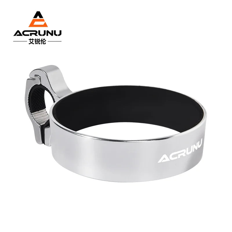 Bicycle Aluminum Alloy Kettle Cradle Electric Motorcycle Coffee Cup Qme Silver