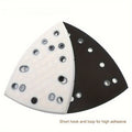 Triangle sanding pad, dust-free replacement backboard, used for sanding machines Qme 1pc